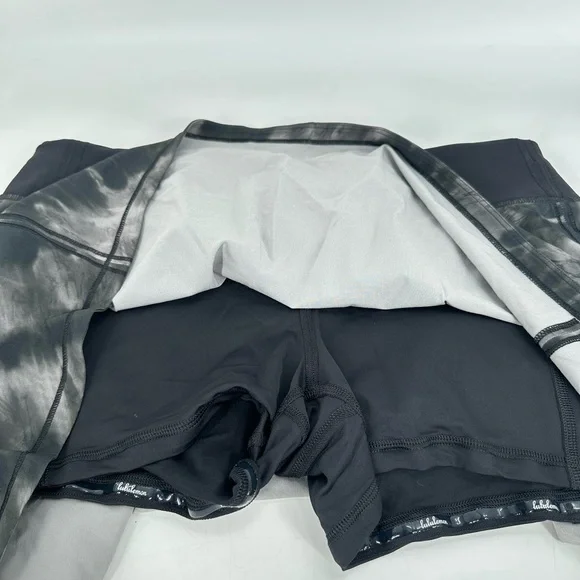 Lululemon Pace Rival Mid-Rise Long Skirt Motion Vista Black Multi Size 8 - Picture 7 of 11